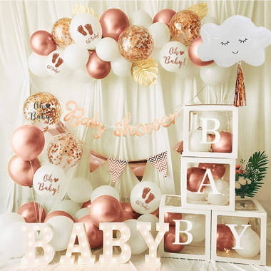 Balloons that spell clearance baby